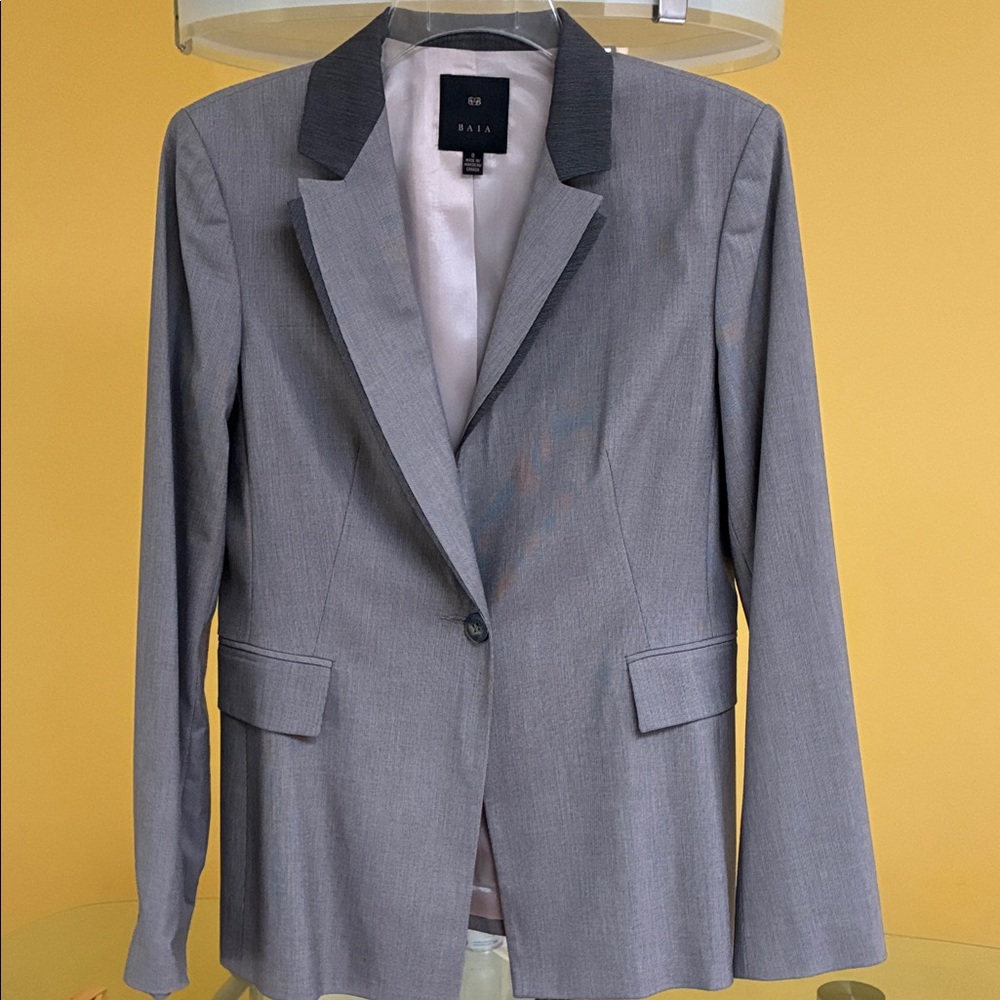 Baia Two-Tone Gray Blazer